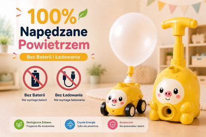 ZabawaBezBaterii™ – Latający Kosmonauta i Wyścigowe Autko