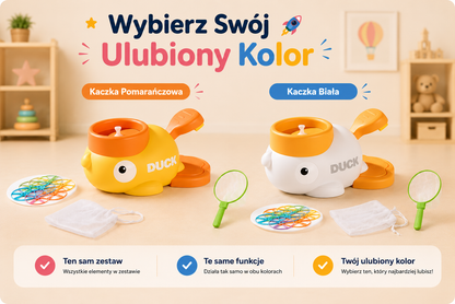 ZabawaBezBaterii™ – Kaczka Wyrzutnia i Latające Dyski