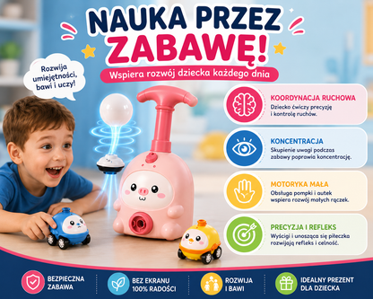 Magiczna Lewitująca Zabawka™ – Latająca Piłeczka i Wyścigowe Autka